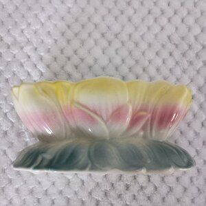 Royal Copley Tri-colored Tulip Planter